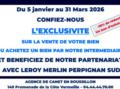 Partenariat avec LEROY MERLIN PERPIGNAN SUD